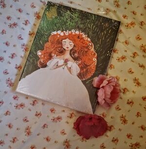 🎨 The One Who Runs Barefoot 🍃 Copy of original acrylic painted artwork